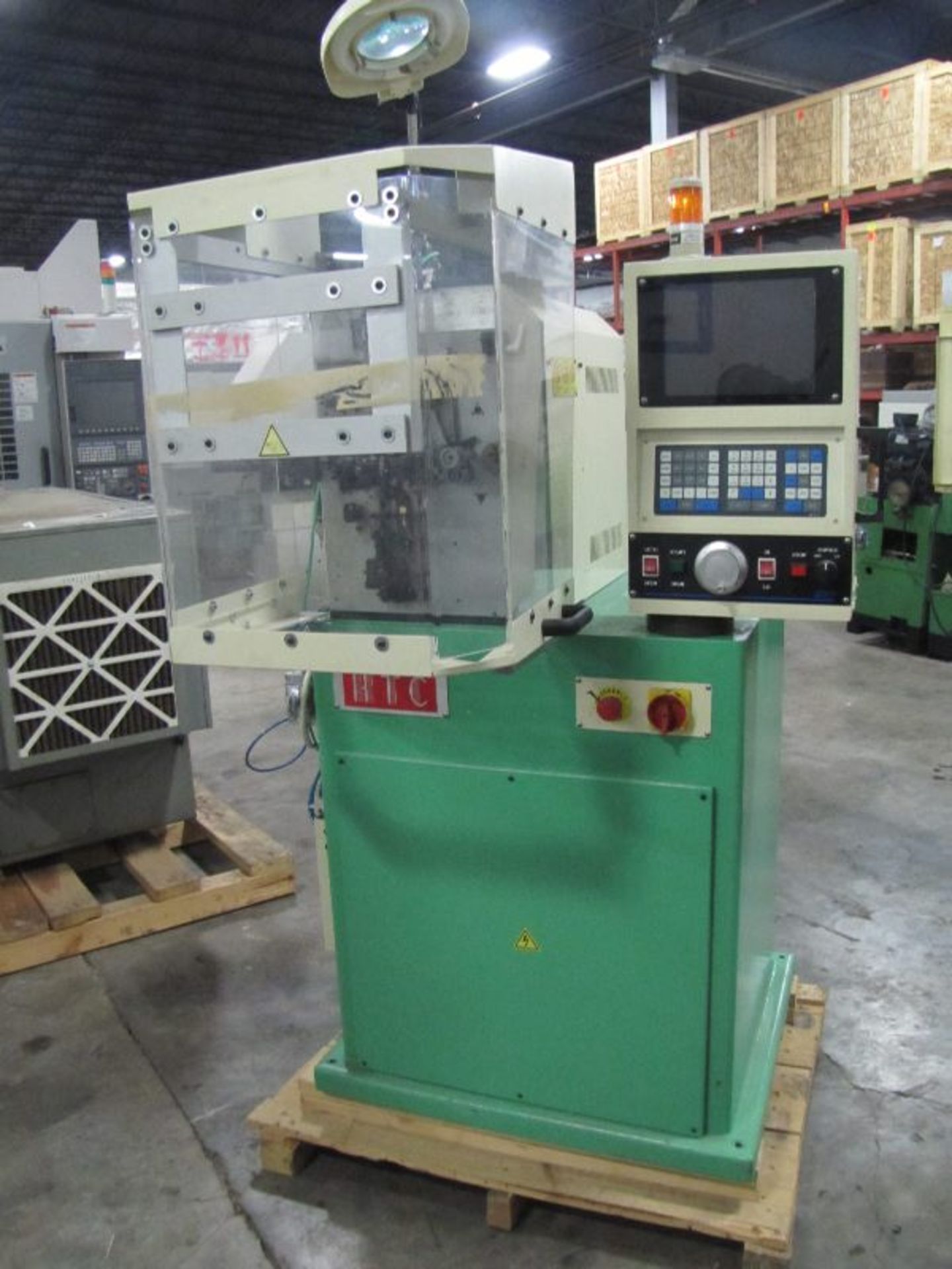 2007 HTC Model HTC 10CF-4Z2 CNC 4 Axis Spring Coiling Machine - Image 2 of 9