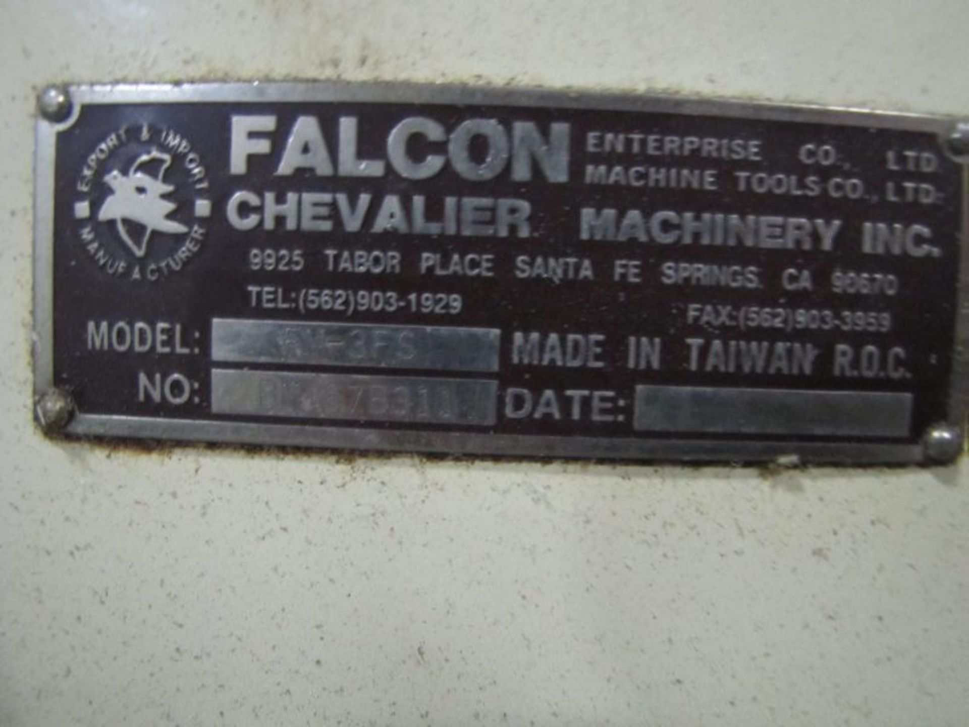 Chevalier Model FM-3FS Variable Speed Vertical Mill - Image 5 of 8