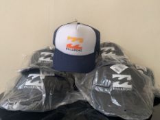 8 X BRAND NEW BILLABONG CAPS RRP £150.00