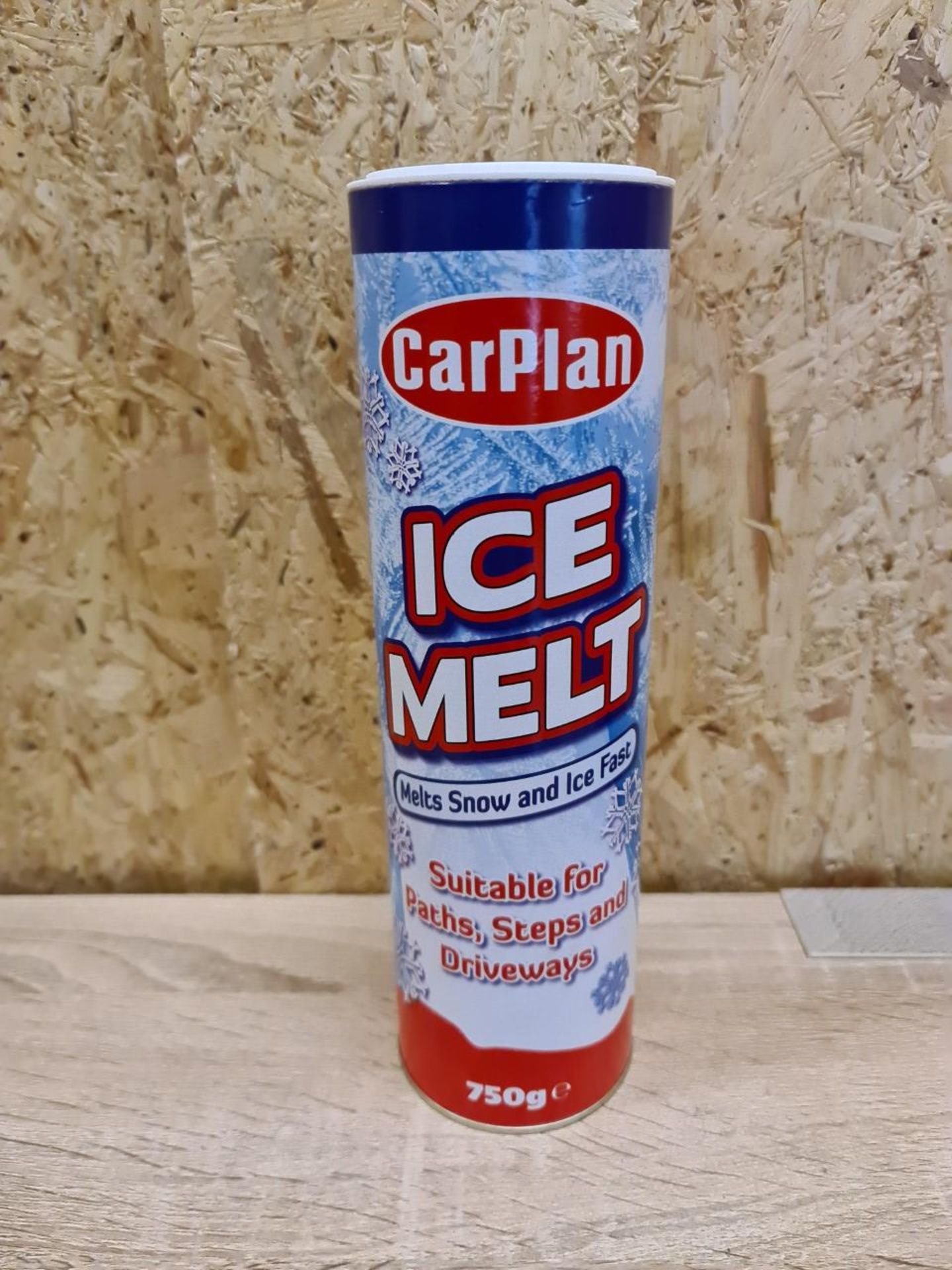 PALLET OF 720 x CARPLAN ICE MELT. MELTS SNOW & ICE FAST. 750G TUBS