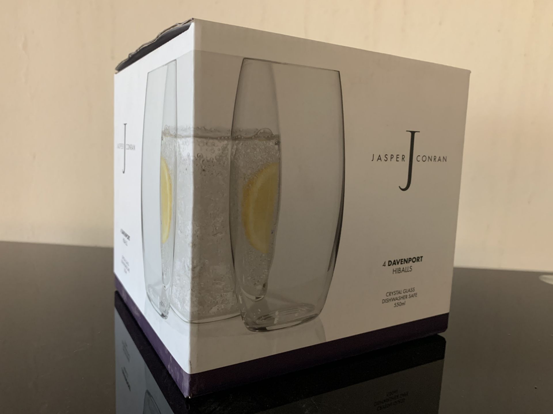 6 X BRAND NEW BOXES OF 4 JASPER CONRAN DAVENPORT HIBALLS RRP £25 EACH ( 550ML