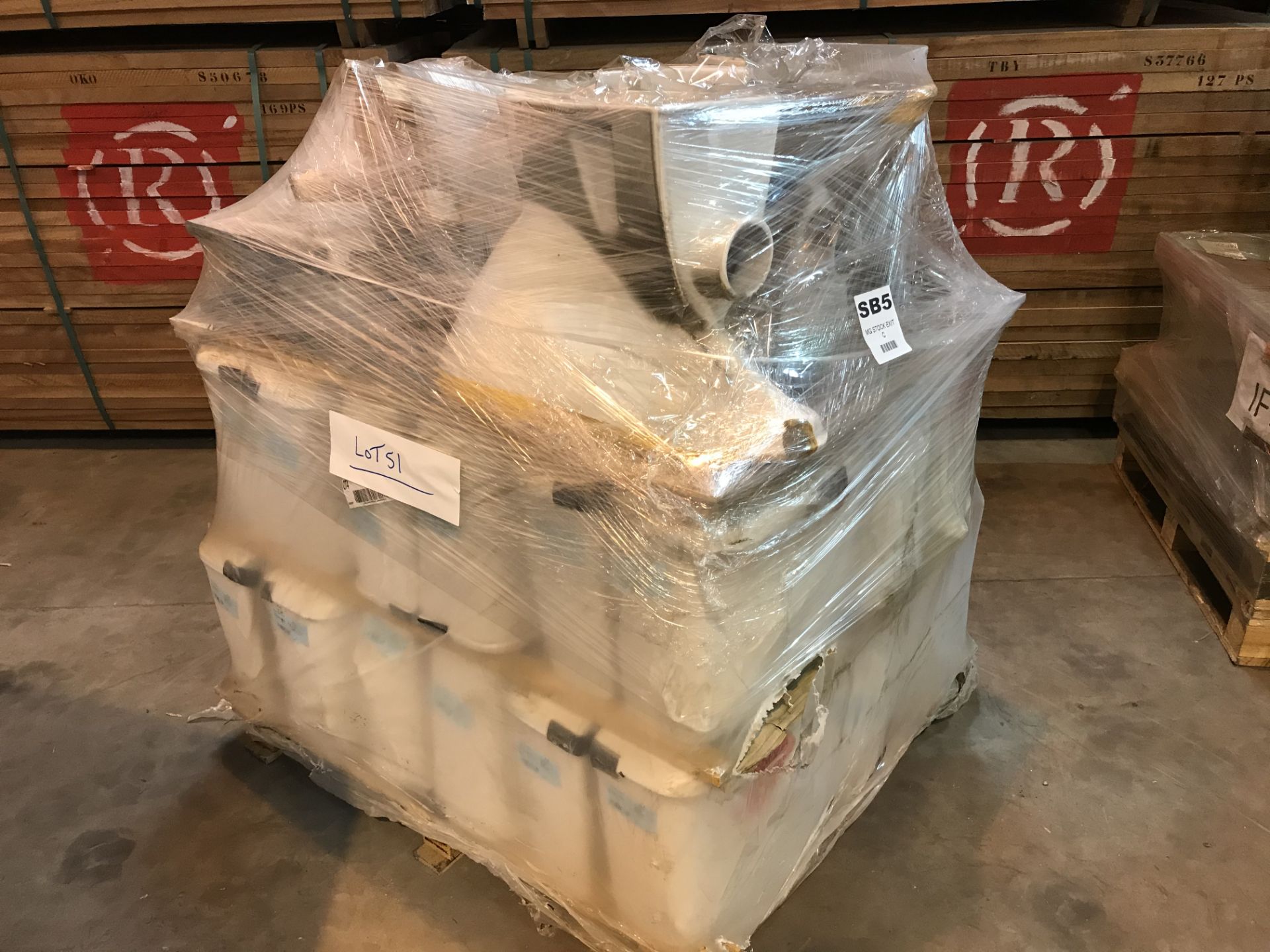 PALLET CONTAINING 30 X TOILET SYSTEMS AND 3 X TOILETS