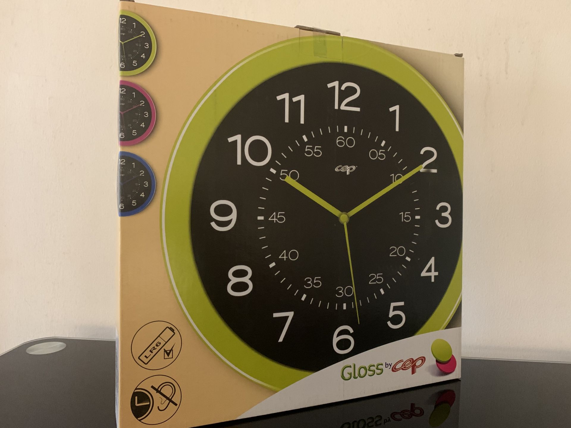 8 X BRAND NEW GLOSS BY CEP WALL LEARNING CLOCKS