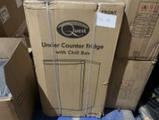 BRAND NEW QUEST UNDER COUNTER FRIDGE WITH CHILL BOX