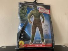 12 X BRAND NEW RUBIES MARVEL HULK COSTUMES SIZE XL IN 1 BOX