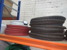 40 X BRAND NEW BIKE TYRES IN VARIOUS SIZES AND COLOURS