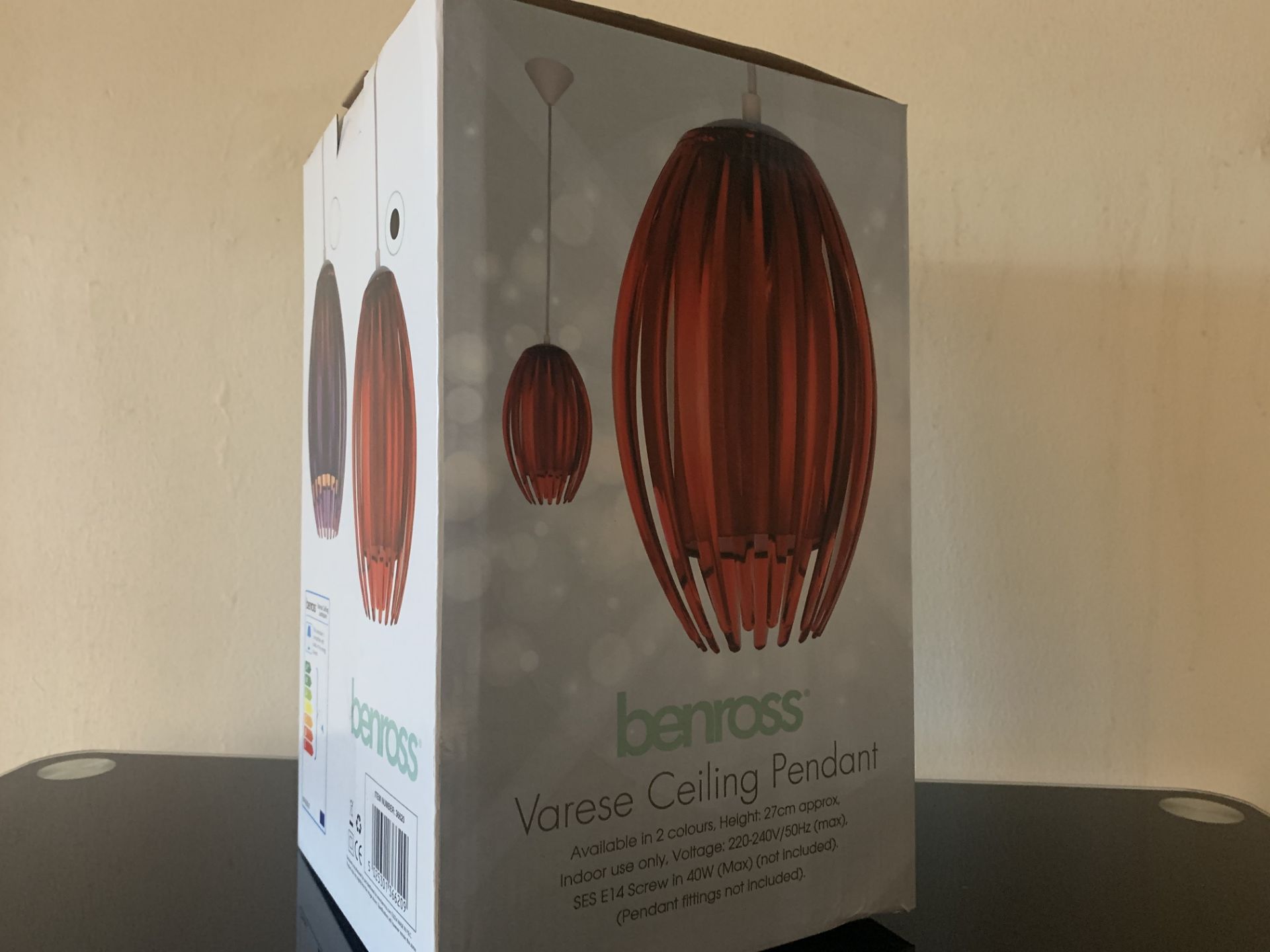 6 X BRAND NEW BENROSS VARESE CEILING PENDANT