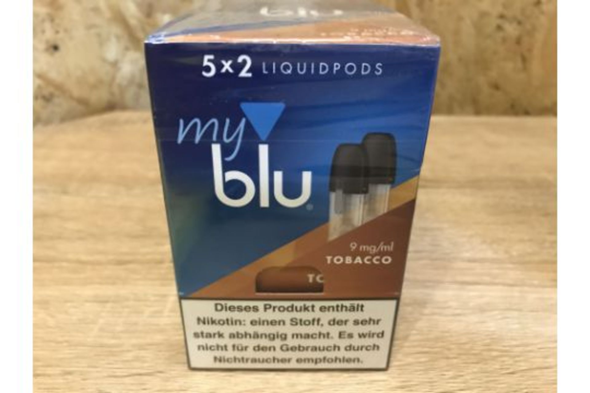 360 x New Sealed MyBlu Liquidpods TOBACCO 2 Pack 9MG Pod System - Vape