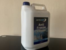 16 X BRAND NEW AUTOCHEM 5L ANTI-FREEZE AND COOLANT