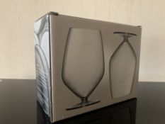 6 X BRAND NEW BOXES OF 2 JOHN LEWIS CONNOISSEUR BEER GLASSES RRP £20 EACH( 700 ML )