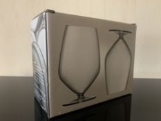 6 X BRAND NEW BOXES OF 2 JOHN LEWIS CONNOISSEUR BEER GLASSES RRP £20 EACH( 700 ML )