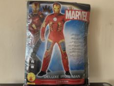 12 X BRAND NEW RUBIES MARVEL DELUXE IRONMAN COSTUMES CHEST SIZE 38-42