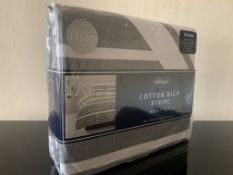 8 X BRAND NEW SILENTNIGHT COTTON RICH DUVET SETS IN 1 BOX