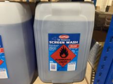 5 X BRAND NEW CARPLAN 25L ALL SEASONS SCREENWASH