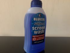 48 X BRAND NEW BLUECOL SUBZERO SCREENWASH 500ML