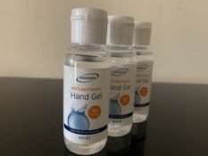 200 X SNOWDEN 50ML ANTI BACTERIAL HAND GEL 70% ALCOHOL EXPIRES 05/23 IN 4 BOXES