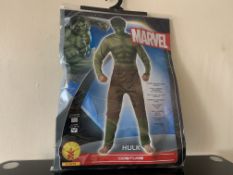 12 X BRAND NEW RUBIES MARVEL HULK COSTUMES SIZE XL IN 1 BOX