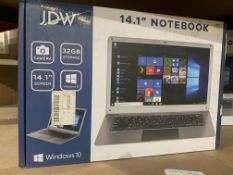 JDW 14.1" NOTEBOOK ( B GRADE )