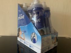 48 X AQUA OPTIMA ON THE MOVE PURE WATER BOTTLES IN DISPLAY BOX IN 2 BOXES