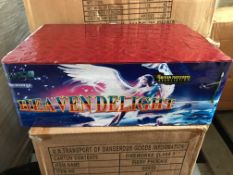 3 X HEAVEN DELIGHT ROMAN CANDLE FIREWORKS