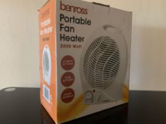 8 X BRAND NEW BENROSS 2000W PORTABLE FAN HEATERS