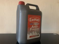 8 X BRAND NEW CARPLAN RED ADVANCE ANTI-FREEZE 5L