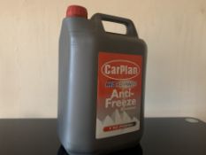 8 X BRAND NEW CARPLAN RED ADVANCE ANTI-FREEZE 5L