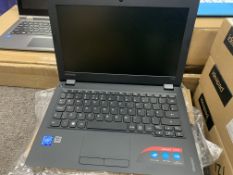 RED LENOVO LAPTOP WITH CHARGER ( B GRADE )