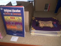 LOT CONTAINING A QTY OF RELIGIOUS EDUCATION LITERACY IN THE CLASSROOM BOOKS AND SPELLBOUND SCIENCE