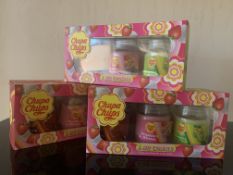 8 X BRAND NEW CHUPA CHUPS 3 JAR CANDLE SETS