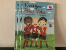 20 X TTS KNOW YOUR PLACE VALUE BOOKS YEARS 3 - 7 BY JAMES WYLIE