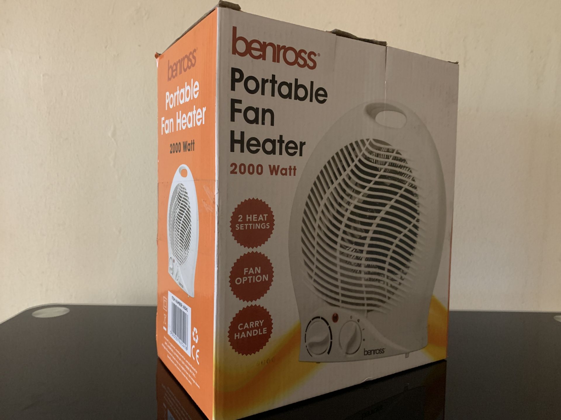 8 X BRAND NEW BENROSS 2000W PORTABLE FAN HEATERS