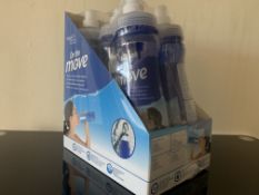 48 X AQUA OPTIMA ON THE MOVE PURE WATER BOTTLES IN DISPLAY BOX IN 2 BOXES