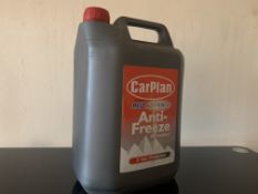 8 X BRAND NEW CARPLAN RED ADVANCE ANTI-FREEZE 5L