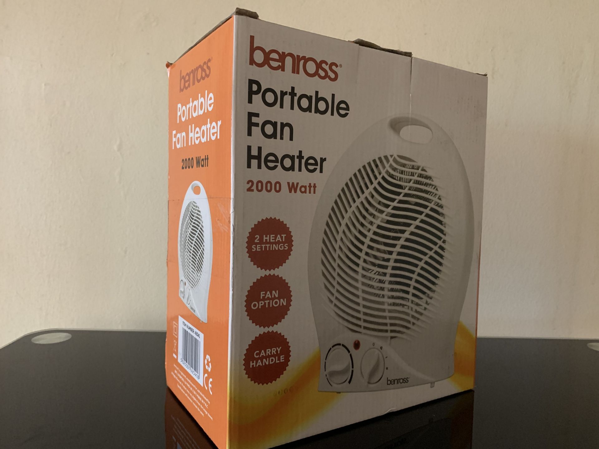 8 X BRAND NEW BENROSS 2000W PORTABLE FAN HEATERS