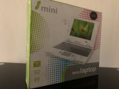 10 X PORTABLE MINI LAPTOPS ( PLEASE NOTE THESE ITEMS ARE RETURNS )