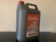 8 X BRAND NEW CARPLAN RED ADVANCE ANTI-FREEZE 5L