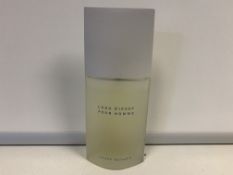 1 X TESTER 70-90% FULL BOTTLE ISSEY MIYAKE L'EAU DISSEY POUR HOMME EDT 100ML