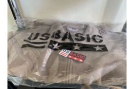 12 X KHAKI COLOURED US BASIC FLEECE JACKETS SIZE XL IN 1 BOX