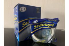24 X ROLLS OF SELLOTAPE SIZE 24MM X 50MM