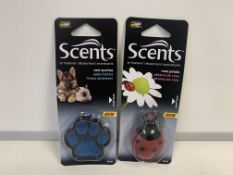 168 X SCENTS AIR FRESHENERS