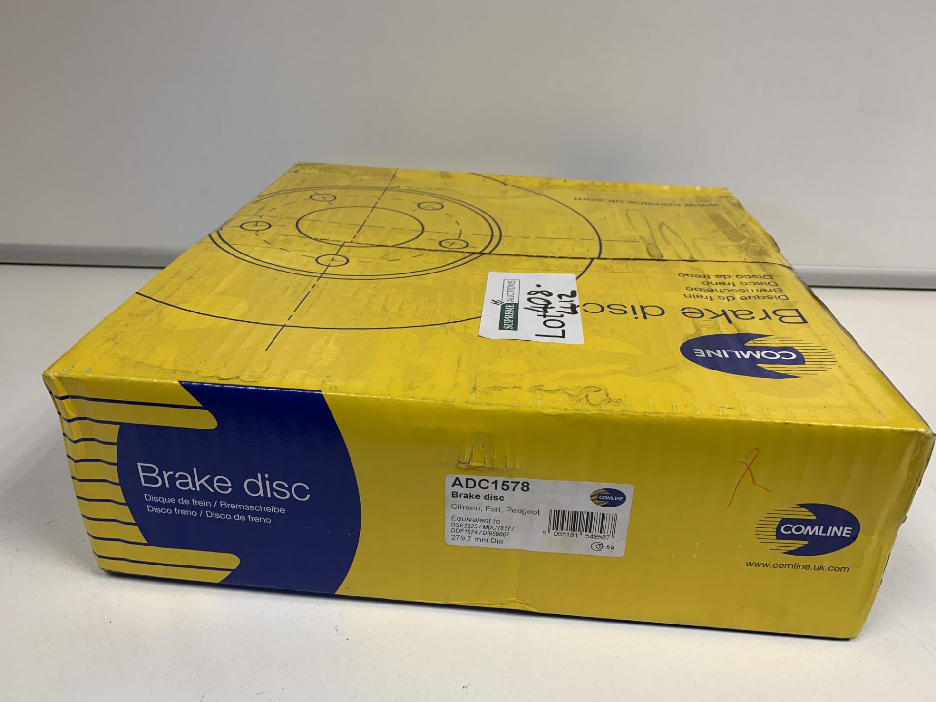 9 X BRAND NEW COMLINE UK BRAKE DISCS FOR FIAT, CITROEN PEUGEOT ETC