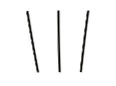 60.000 X BLACK STRAIGHT SIP STRAWS 3 X 135MM( PLEASE NOTE PRODUCT LOCATION RADCLIFFE M26 )