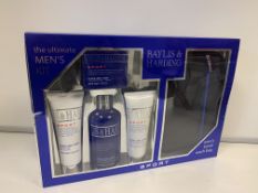 6 X BRAND NEW BAYLISS AND HARDING THE ULTIMATE MENS CITRUS LIME AND MINT GIFT SETS WITH TRAVEL BAGS