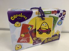 20 X BRAND NEW CBEEBIES ALPHABET MATCH CARDS