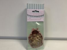 300 X CUPCAKE AIR FRESHENERS IN 25 BOXES