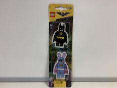 50 X BRAND NEW LEGO BATMAN MOVIE SET OF 2 LARGE ERASERS IN 1 BOX