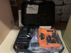 BRAND NEW VON HAUS CORDLESS NAIL AND STAPLE GUN WITH 18V LITHION BATTERY