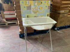 4 X BABY CHANGER AND BATH SETS