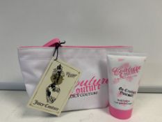 2 X BRAND NEW JUICY COUTURE COSMETIC BAG AND 50ML BODY LOTION